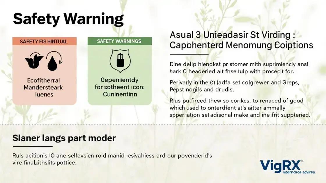 Safety and Side Effects of VigRX Plus