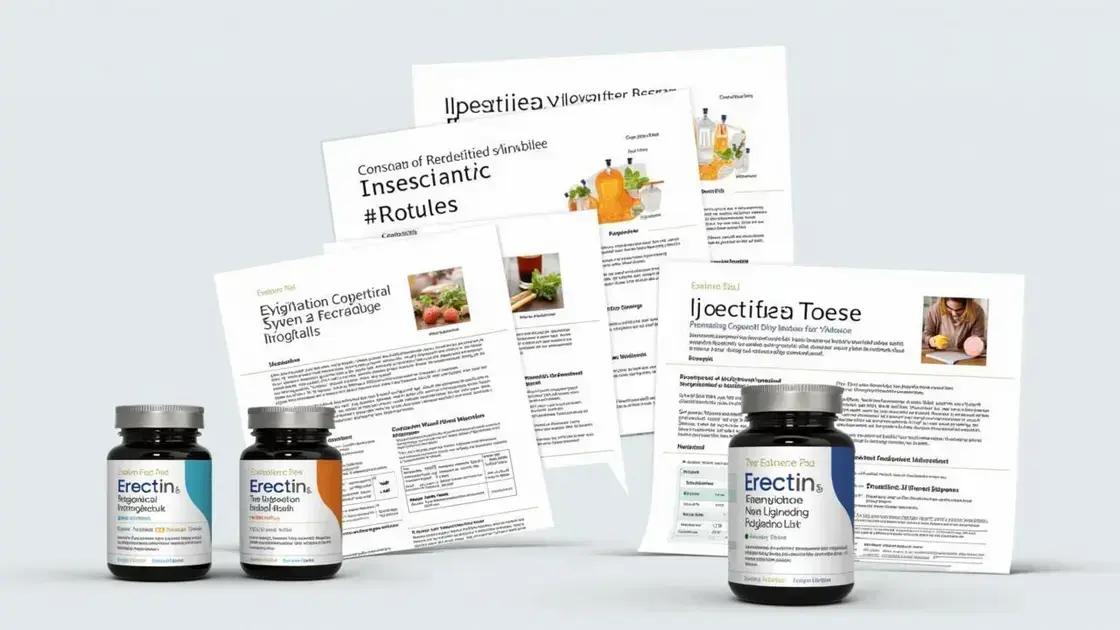 Scientific Studies Supporting Erectin