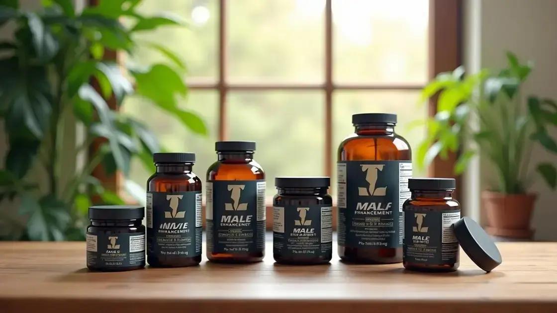 The Importance of Male Enhancement Products