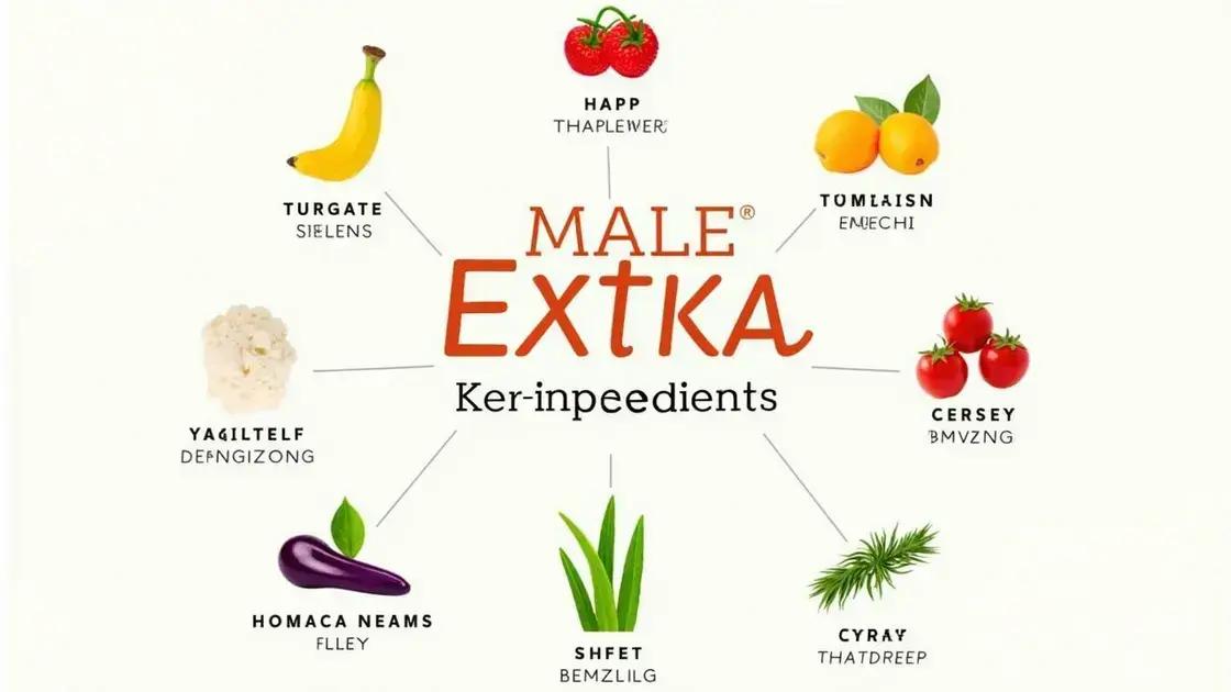 Understanding Male Extra: Overview and Ingredients