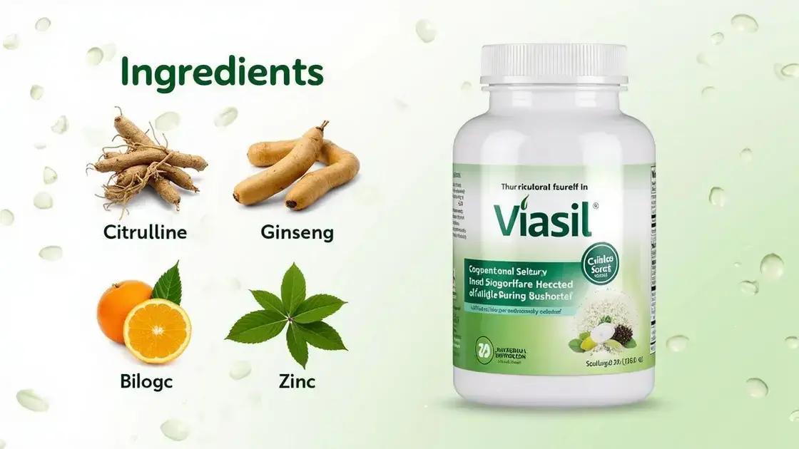 Unique Ingredients in Viasil