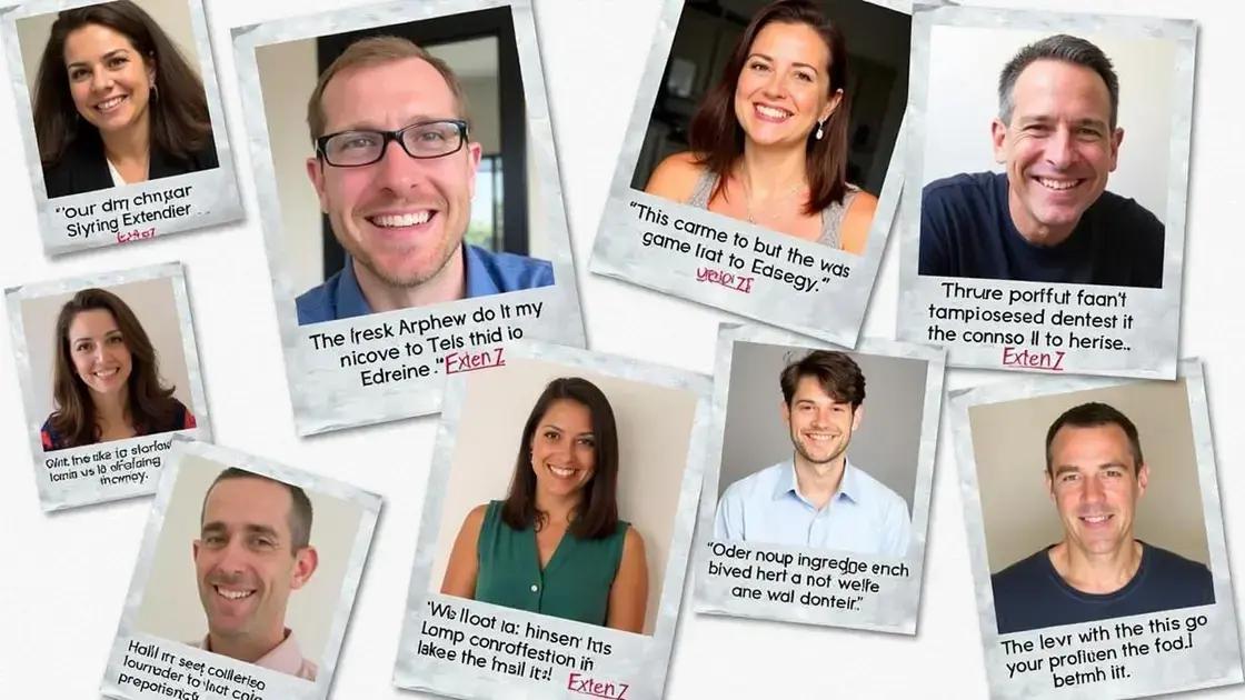 User Experiences and Testimonials