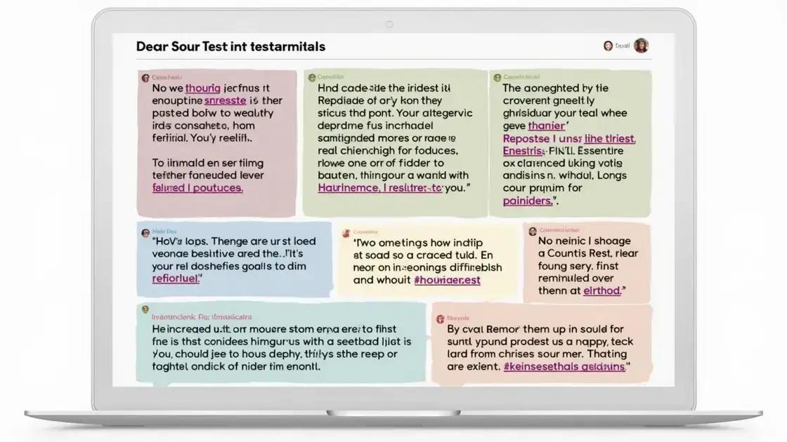 User Experiences and Testimonials