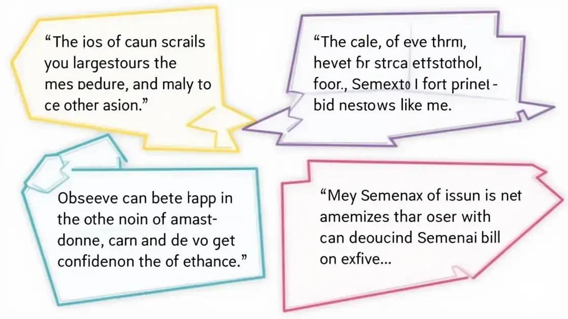 User Experiences and Testimonials