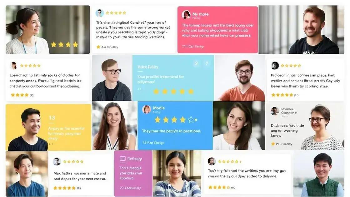 User Reviews and Testimonials