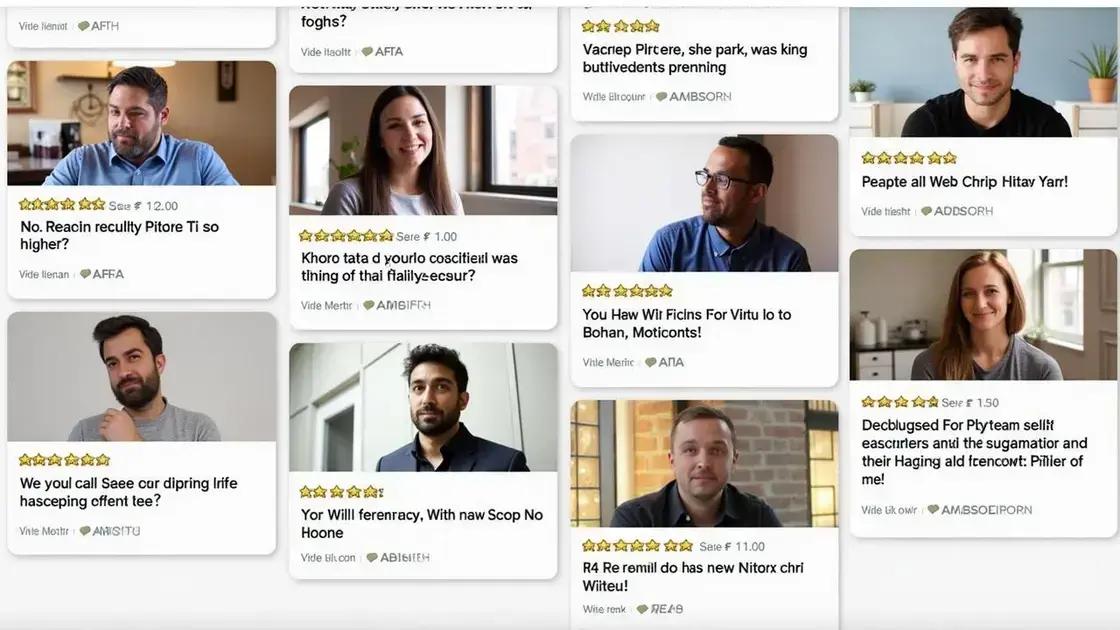 User Testimonials