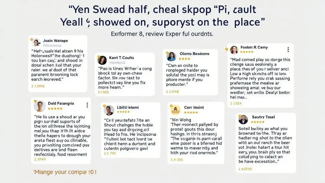 User Testimonials: Genuine Experiences