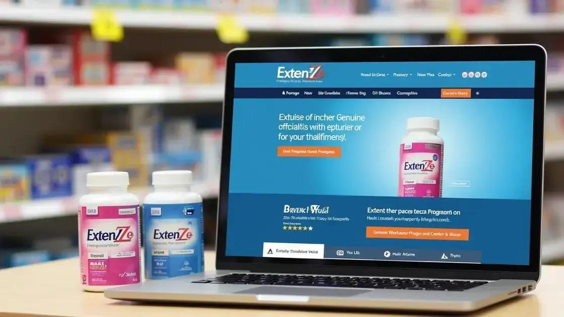 Where to Buy Genuine ExtenZe