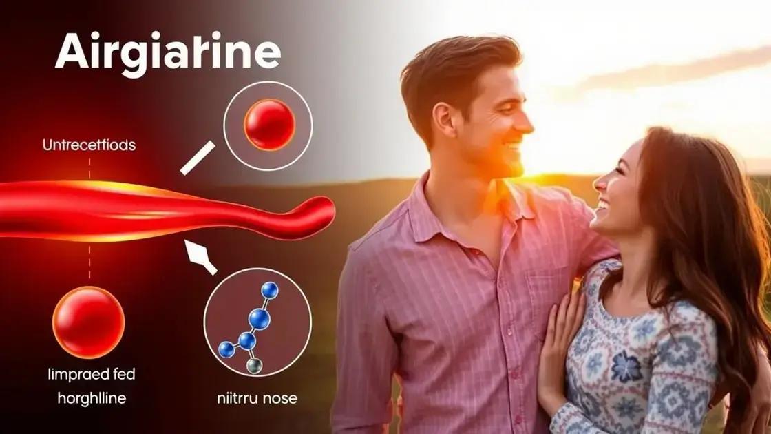 How Arginine Supports Erectile Health