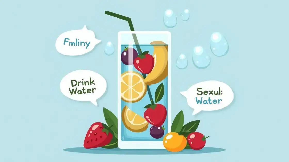 Hydration Tips for Improved Sexual Function