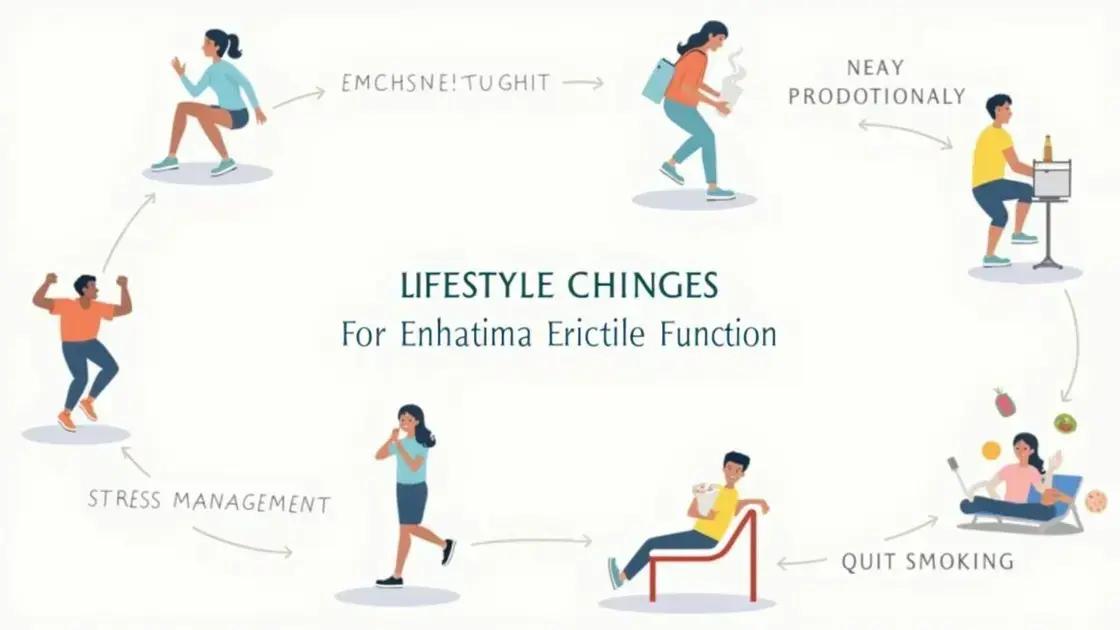 Lifestyle Changes for Enhanced Erectile Function