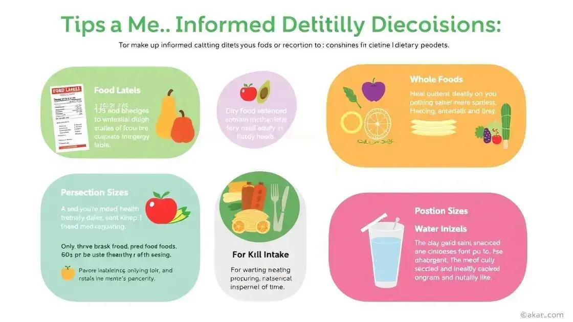 Making Informed Dietary Decisions