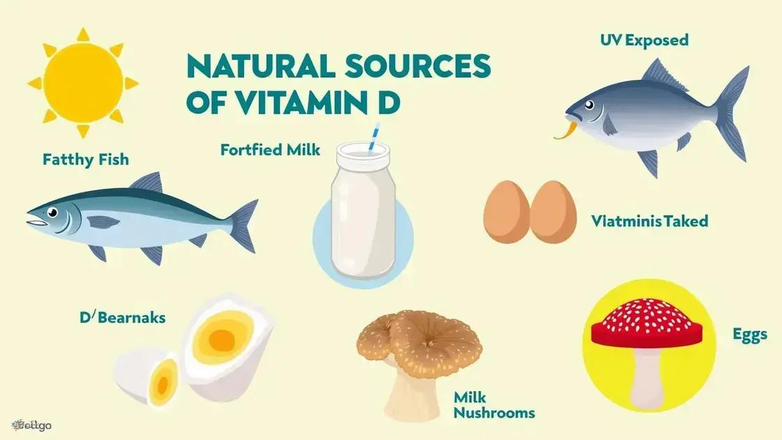 Natural Sources of Vitamin D