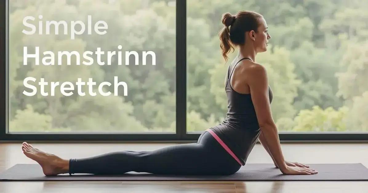 Stretch 1: Simple Hamstring Stretch