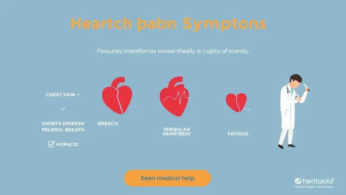 When to Seek Medical Help for Heart Issues