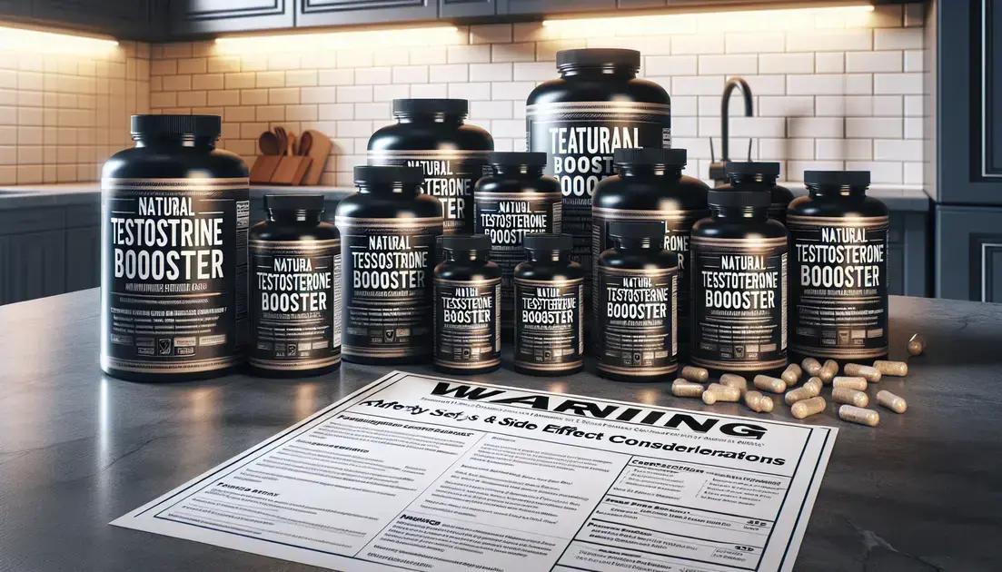 Safety and Side Effects of Natural Testosterone Boosters