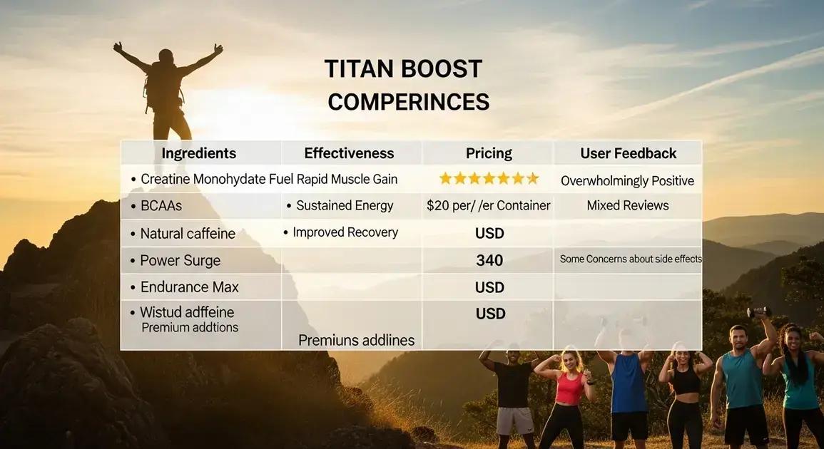 How Titan Boost Compares to Competitors